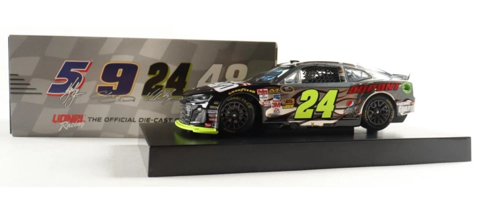 JEFF GORDON #24 2024 GUARDIA NACIONAL COLOR CROMO AUTOGRAFIADO COCHE #/78 CON CERTIFICADO DE AUTENTICIDAD Foto 1 de 4