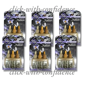 6 x Pure Fresh 3tation Oriental Orchid Air Freshener Refill Up To 60 Days  - Picture 1 of 1