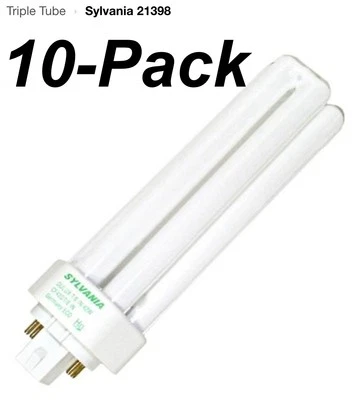 SYLVANIA 21398 CF42DT/E/IN/841 XL/ECO Light Bulb DULUX T/E In XL Tuff Coat 10pk - Image 1 of 4