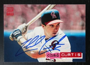 AUTOGRAPHED - Chad Curtis Topps #295 California Angels 1994 Stadium Club - Picture 1 of 2