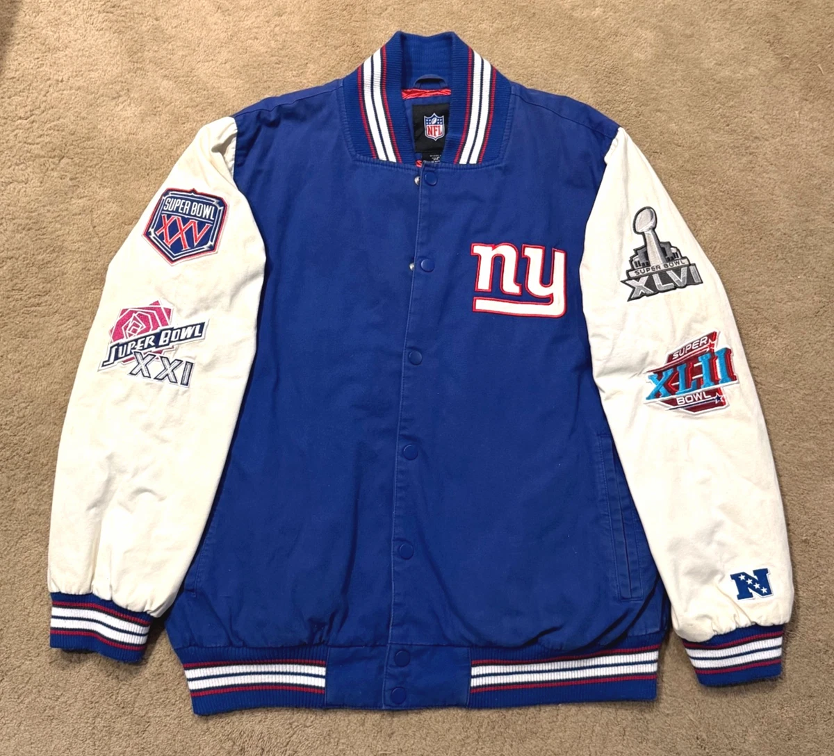 Super Bowl New York Giants NFL Jackets for sale | eBay