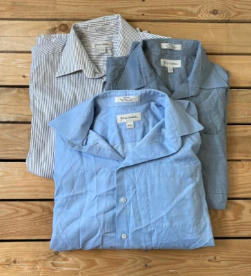 Lot Of 3 John W. Nordstrom Men’s Button Up Long Sleeve Shirts Size 16-33 D1 - Image 1 of 4