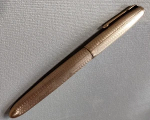 PARKER 51 PRESIDENTIAL 9CT GOLD  HALLMARK FOUNTAIN PEN  - Picture 1 of 17