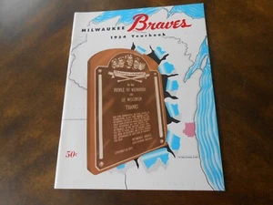 1954 Milwaukee Braves Yearbook Nicest on Ebay - Picture 1 of 18