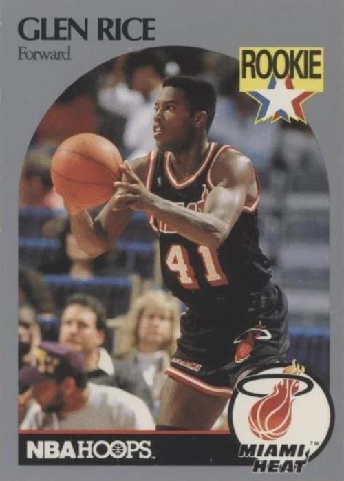1990-91 NBA Hoops - Glen Rice #168
