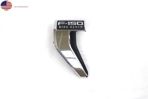 fender emblem logo chrome trim King Ranch fits 2021 -23 Ford F-150 LH driver - Imagen 1 de 5