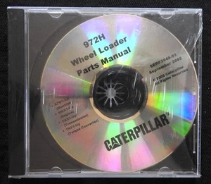 CATERPILLAR 972 972H WHEEL LOADER TRACTOR PARTS MANUAL CD SERP 3948-01 SEALED - Picture 1 of 2
