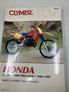 CLYMER Physical Book, Honda CR250R 81-87, CR450R 81, CR480R 82-83, CR500R 84-87 - Foto 1 di 4