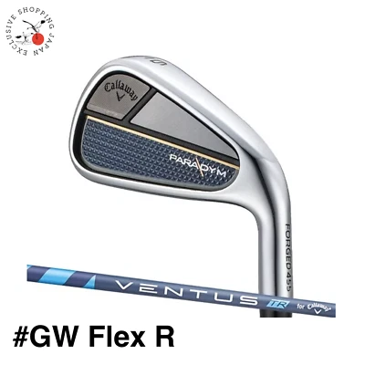 Callaway Golf PARADYM Iron Club Wedge #GW Ventus TR 5 Graphite Shaft Flex R 2023 - Image 1 of 4