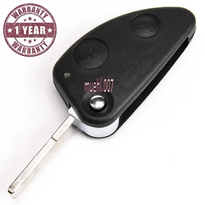 2 BUTTON REPAIR KEY REMOTE CONTROL FOR ALFA ROMEO JTD 147 156 GT - Picture 1 of 8