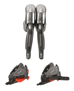 Shimano ST-R785/BR-R805 Di2 2x 11 Speed Shift/Brake Lever Set Hydraulic Calipers - Picture 1 of 6