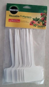 Miracle Gro wiederverwendbare T-Marker 5,25" - 10 Marker pro Packung - Bild 1 von 1