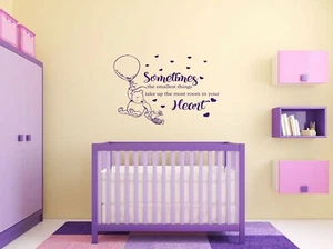 Kinder oder Kinderzimmer "Die kleinsten Dinge" Wandzitat, Wandtattoo, Aufkleber, Familie - Bild 1 von 5