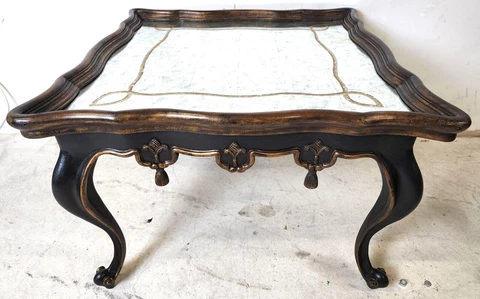 French Louis XVI Églomisé Mirror Top Coffee Table by JOHN RICHARD Cover
