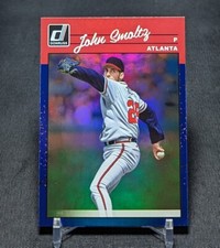 John Smoltz 1990 Retro Blue Holo 2023 Panini Donruss Card #265 Atlanta Braves