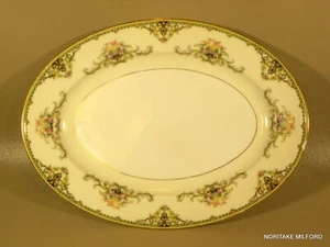 EXCEPTIIONAL 12 X 8 1/2" PLATTER, MILFORD pattern #89486 by NORITAKE china - Picture 1 of 8