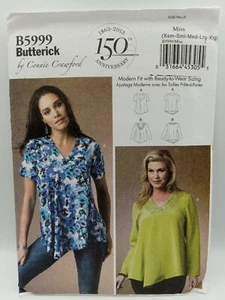 Butterick 5999 Misses' Pullover Top Uncut Pattern sz XS-XL Connie Crawford - Picture 1 of 2