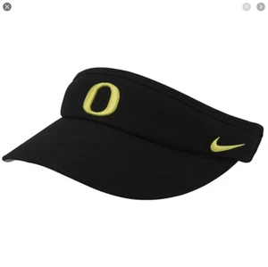 Nike Oregon Ducks Sideline Dri-FIT Adjustable Black Visor 8400 - Picture 1 of 1