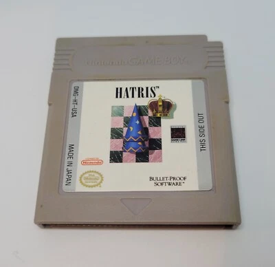 Hatris (Nintendo Game Boy) Cartridge Only In Good Condition NTSC Region - Image 1 of 4