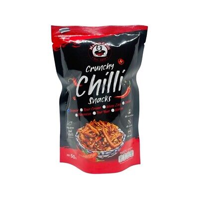 Thai Crispy Chilli Snacks : ORIGINAL FLAVOR 50G • 6.50$