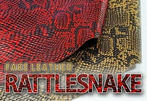 Vinyl Upholstery Embossed Texture Fabric Rattlesnake 54" Wide SOLD By The Yard - Picture 1 of 41