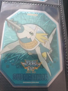 Digimon 1999 Marumiya SUBMARIMON embossed card digimon extremely rare - Picture 1 of 1