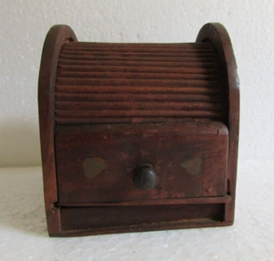 Vintage Old Hand Carved Unique Design Drawer Wooden Jewellery Box, Collectible - Picture 1 of 10