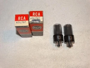 2 x  6SL7gt RCA Tubes*Super Strong  Pair*Smoked Glass*Matching Codes*#9 - Picture 1 of 4