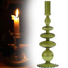 Retro Glass Candle Holders Mid Century Design Candlestick Stands Home Decor UK