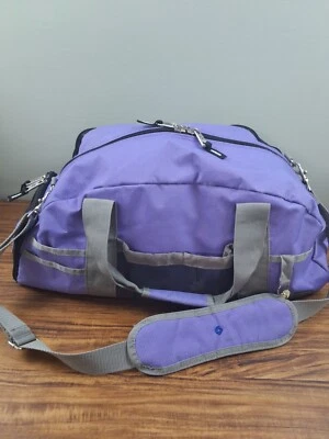 Samsonite TO THE CLUB Purple Golf Travel Duffel Bag Shoe Compartment & Small Bag - Image 1 of 4
