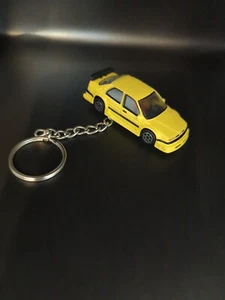 Diecast Keychain Key Ring Brand New Unbranded Models Yellow Sports Car - Picture 1 of 2