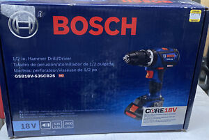 BOSCH GSB18V-535CB25 ½ Hammer Drill/Driver Connected-Ready Compact NEW