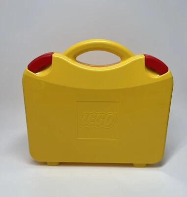 Lego Amarillo Estuche de Transporte Plástico Duro Caja de Almacenamiento con Cierre con Divisores Intermedios Foto 1 de 4