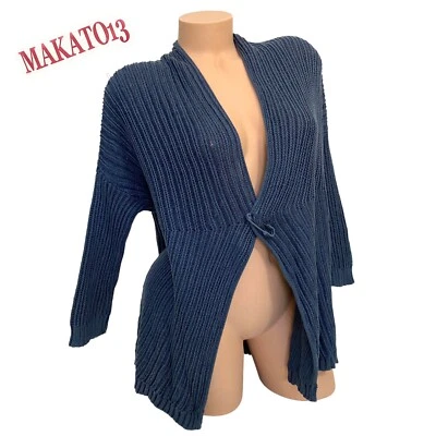 J JILL EXTRA SMALL PETITE Kint Cardigan 3/4 Sleeves Sweater Paperclip Button EUC - Image 1 of 4