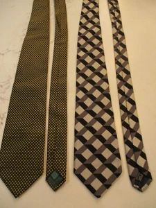 Lot of 2 Designer 100% Silk Ties: Zadi Made in Italy, Richard James- England EUC - Picture 1 of 6