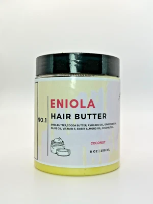 Eniola Coconut Hair Butter – Natural Moisture for Dry Hair - Image 1 of 4