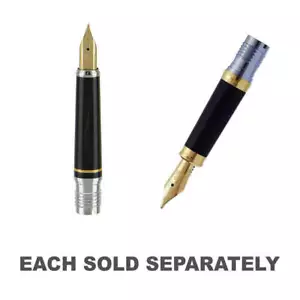 Vintage Century Quality Solid Gold Broad Point Replacement Nib with Gold Ring - Picture 1 of 5