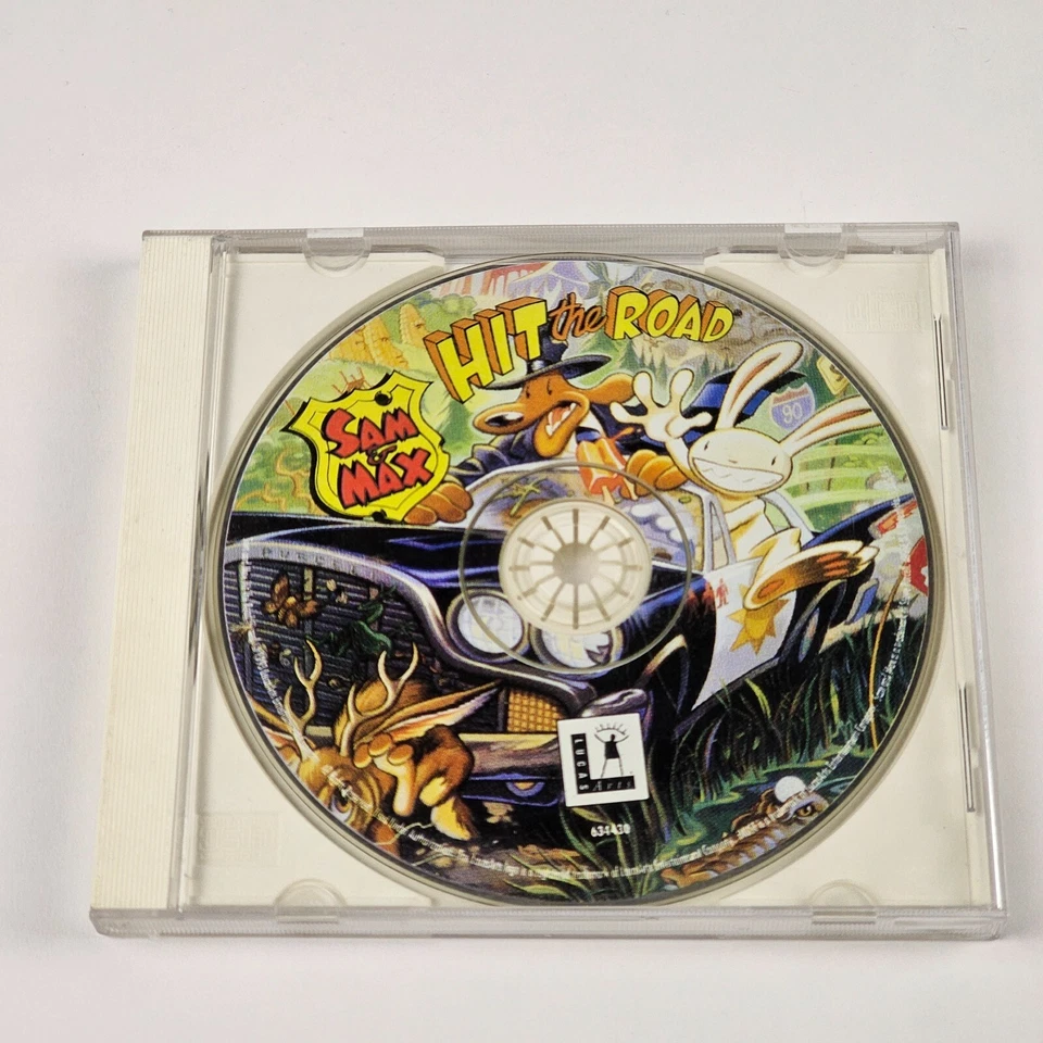 Sam & Max Hit the Road (PC, 1993) Disc Only W/ Jewel Case - Image 1 of 1