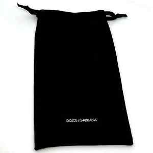Dolce&Gabbana black microfiber drawstring bag