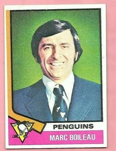                             1974-75 TOPPS MARC BOILEAU HOCKEY CARD #49 - Image 1 of 1