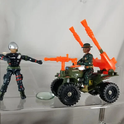 3 1998 Lanard The Corps asalto ATV juguete con 2 pilotos soldados marines excelente Foto 1 de 4