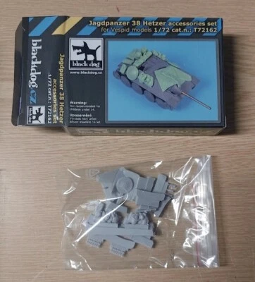 Panzer Pz.38(t) Hetzer accessories set for Vespid von Blackdog in 1/72
