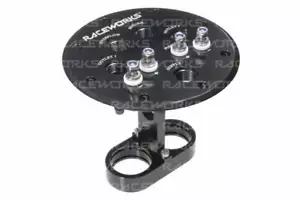 Raceworks Fuel Pump Hanger Suits Single/Twin 39mm-40mm Pumps ALY-086BK - Bild 1 von 1