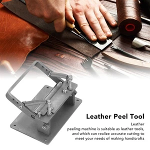 Manual Leather Peeling Machine Light Weight Stainless Steel Accurate Cu ZC - Picture 1 of 22