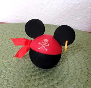 Mickey Mouse Pirate of Caribbean with earring Car Antenna Ball - Picture 1 of 3