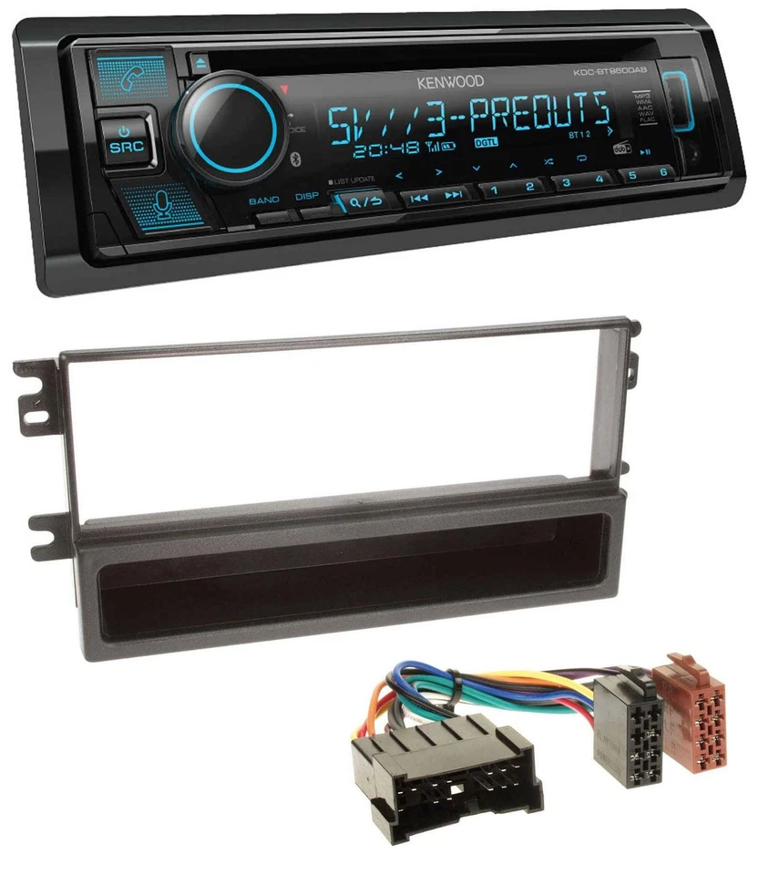 Kenwood Bluetooth USB CD MP3 DAB Autoradio für Kia Shuma 2, Sephia II, Mentor - Bild 1 von 4
