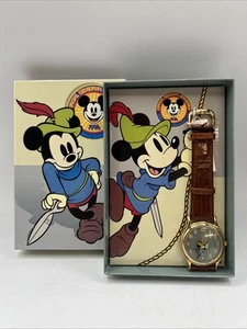 Disneyana Convention 1996 Mickey Mouse Brave Little Tailor Watch LE - Picture 1 of 4