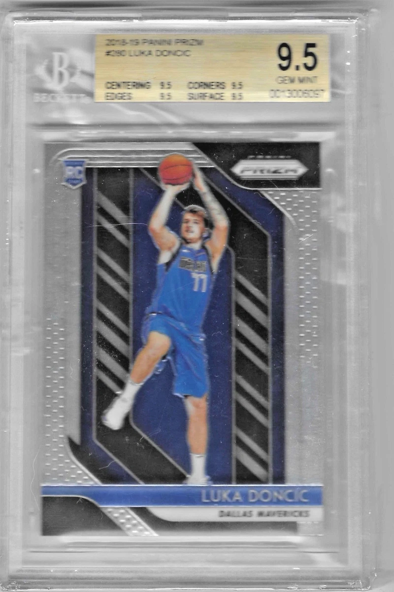 Luka Dončić Grade 9.5 Basketball Trading Cards & Accessories for