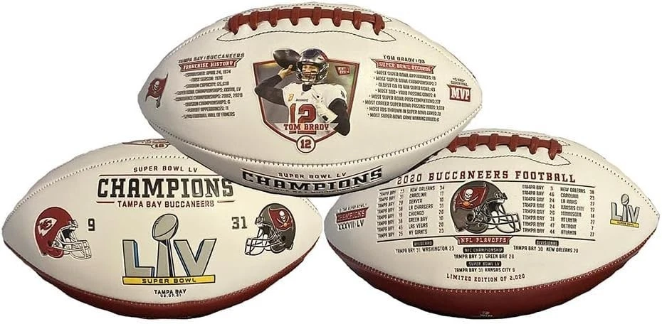 Tampa Bay Buccaneers Super Bowl LV Fútbol Edición Limitada Foto 1 de 4