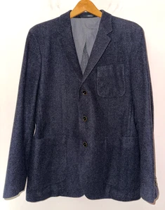 Scott James 100 % Kaschmir Sport Mantel Blazer Jacke XL marineblau gebraucht, in einwandfreiem Zustand - Bild 1 von 5